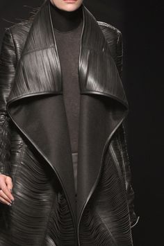 Gareth Pugh Kylie Minogue, Dark Fashion, Fashion Story, Inspiration Board, Black Is Beautiful, Fashion Details, Leather Coat