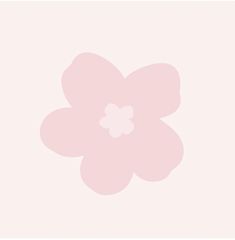 a pink flower on a white background