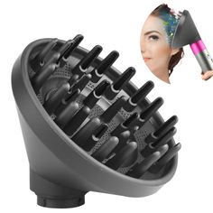 PRICES MAY VARY. Diffuser attachments fit for Dyson Airwrap Styler HS01 HS05. Turn your airwrap styler into a hair dryer in seconds, long prongs reach deep into hair, disperses air evenly to simulate natural drying, helping to reduce frizz. Works with diffuser nozzle, easy to install and reliable to use. 100% brand new and high quality, Durable, long service life. Package Contents: 1* diffuser attachment. Package includes:
 1* Diffuser attachment
 
 Note: Light shooting and different displays ma Diffuser Attachment, Air Wrap, Hair Diffuser, Dyson Airwrap, Hair Dryers, Structure Design, Styling Tools, Makeup Skin Care, Perfect Hair