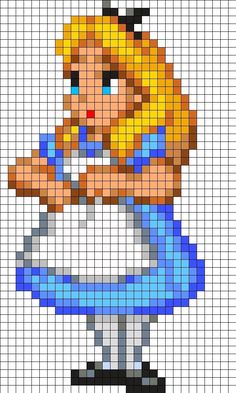 an image of a cartoon character made out of pixellated pixels, with different colors and sizes