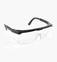 These tough safety glasses offer wrap-around eye protection while providing the magnification and focal length change you need for close work.The polycarbonate lens is bifocal with integral magnifiers in the lower portion of the lens and no magnification in the upper portion. This allows you to focus on near or far objects without removing your safety glasses. The arm length and lens pitch are adjustable to comfortably fit most head sizes. A convenient alternative to wearing safety glasses over Eye Protection Glasses, Protective Glasses, Protection Glasses, Protective Eyewear, Sanding Tools, Lee Valley Tools, Head Protection, Lee Valley, Safety Goggles