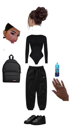 Cosmetology Student Outfits, What To Wear With Black Sweatpants, Dance Practice Outfits Ideas, Outfits For 6th Grade, Winter Arch, Cute Easy Outfits For School, Chav Outfits, Latina Outfits, Outfit Inspo Casual