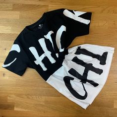 Chick Chi Brand Brand New With Tag Bold Lettering Style Medium Please Refer To The Measurements Pictures For The Accurate Fitting. A120 Bold Lettering, Lettering Style, Hip Hop, Womens Tops, Black White, Tops & Tees, Brand New, Black And White, Women Shopping