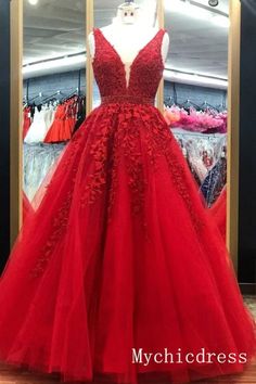 Red Prom Dresses Long Lace, Red Long Prom Dress, Prom Dress With Lace, Red Prom Dress Long, Prom Dresses Long Lace, Yule Ball, Affordable Prom Dresses, Red Prom