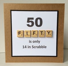 Dad 50th Birthday Card Ideas, Presents For 50th Birthday Men, Gift Ideas 50th Birthday For Men, Mothers 50th Birthday Ideas, Dads 50th Birthday Card Ideas, Card For 50th Birthday, 50th Birthday Card Ideas For Women Diy, Birthday Cards 50 Men, 50 Presents For 50th Birthday