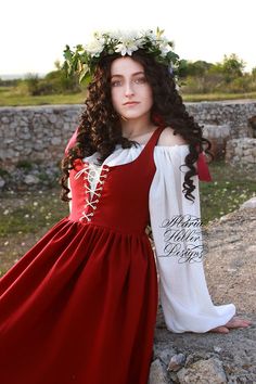 Marybeth Dress - Ready To Ship | Maria Heller Designs Cottage Dress, Pagan Wedding, Witch Dress, Sell Everything