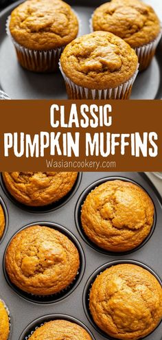 Beautifully baked pumpkin muffins with a warm golden crust, made with real pumpkin for an autumn treat. Quick Easy Pumpkin Muffins, Pumpkin Muffins With Canned Pumpkin, Simple Pumpkin Puree Recipes, Pumpkins Muffins Easy, Recipes Using Real Pumpkin, Pumpkin Muffins With Oil, The Best Pumpkin Muffins Ever, Pumpkin Muffins No Butter, Pumpkin Muffins Eggless