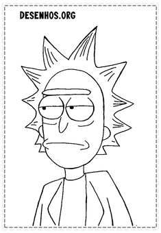 the simpsons character is drawn in black and white, with an outline of his face