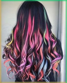 Crazy Hair Colors, Grunge Blonde, Hair Colors Ideas, Unicorn Hair Color, Blonde Streaks, Colour Hair