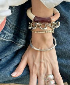 Dope Jewelry, Chunky Jewelry, Funky Jewelry, Stacked Jewelry, Jewelry Lookbook, Mode Inspo, Dream Jewelry, Up Girl, Summer Jewelry