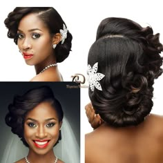 Nigerian Wedding Presents Gorgeous Bridal Hair & Makeup Inspiration By Unique Berry Hairs & Dave Sucre | Aham Ibeleme Photography Nigerian Wedding Hairstyles, African Wedding Hairstyles, Wedding Haircut, Black Wedding Hairstyles, Natural Wedding Hairstyles, Bridal Hair Inspiration, American Hairstyles, Wedding Hair Styles, African American Hairstyles