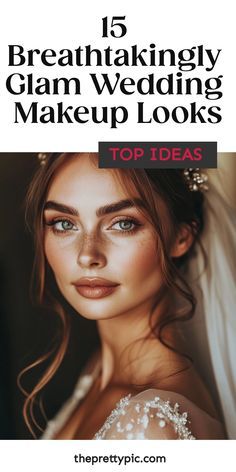 Nude Color Palette, Glam Wedding Makeup, Glossy Eyes, Wedding Makeup Looks, Stunning Makeup, Elegant Makeup, Makeup Transformation