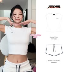 cr.stylejennieruby Pink Clothes, Pink Instagram, Clothes Outfit, Black Pink Instagram, Dance Fashion