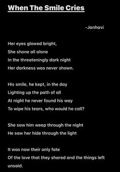 a poem written in black with white writing on the bottom and an image of a woman's face