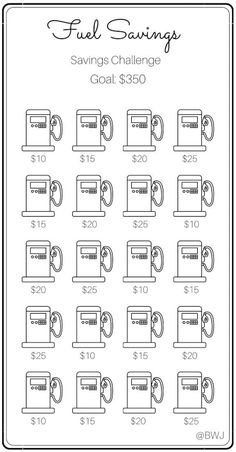 the full savings worksheet is shown in black and white, with coffee mugs on