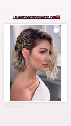 Gala Short Hairstyles, Shirt Hair Wedding Hairstyles, Bridesmaid Short Hairstyles, Tuns Bob Lung, Short Hair Formal Styles, Short Formal Hairstyles, Short Hair Bridesmaid Hairstyles, Hoco Hair Styles, Simple Prom Hair