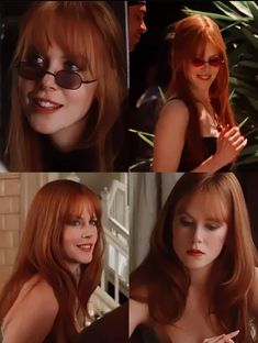 Red Hair 70s Aesthetic, 1970s Straight Hair, Jillian Practical Magic Hair, Long Shag Red Hair, Redhead 70s, Nicole Kidman Practical Magic Hair, Redhead With Bangs, 70s Redhead, Ginger With Bangs