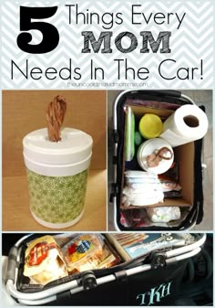 the top five things every mom needs in her car