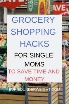 grocery shopping hacks for single moms to save time and money