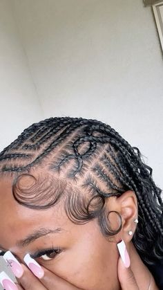 Hairstyles Female, Cotton Candy Hair, Braided Hairstyles For Black Women Cornrows, Candy Hair, Feed In Braids Hairstyles, Quick Natural Hair Styles