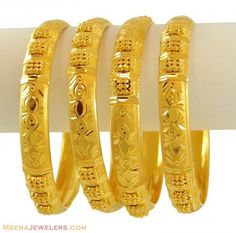 Gold Bangles Set, Gold Cat Earrings, 22k Gold Bangles, Arabic Jewelry, Gold Bangles For Women, Gold Bangle Set, Bangles Set, 22 Carat Gold, Gold Bride Jewelry