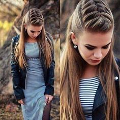 Girls With Long Hair, Penteado Cabelo Curto, Tarzan, Hair Dos, Hair Designs, Hair Videos, Hair Updos