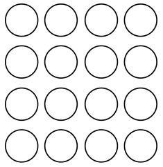 an image of circles that have been drawn in the same way as they are shown