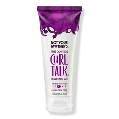 Travel Size Curl Talk Frizz Control Sculpting Gel -  Can you guess what's firm, flexible and flake-free? It's your curls, after styling with Not Your Mother's Curl Talk Frizz Control Sculpting Gel. Now you can enjoy the best of both worlds: highly defined curls that still have their natural movement. It's a beautiful thing.    Features     Maximizes definition Flexible-firm hold Controls frizz Flake-free Contains protein For all curl types Safe for color-treated hair Citrus jasmine scent     Key Travel Size Hair Gel, Not Your Mothers Curl Talk, Realistic Wishlist, Curl Talk, Curl Gel, Curl Products, Curl Types, 90s Accessories, Jasmine Scent