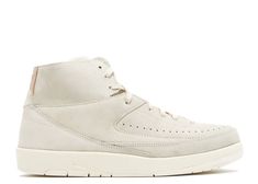 Air Jordan 2 Retro Deconstructed 'Sail' - Air Jordan - 897521 100 - sail/sail-bio beige | Flight Club Online Sneaker Store, Air Jordan 2 Retro, New Basketball Shoes, Original Air Jordans, Air Jordan 2, Nike Flight, Jordan Model, Flight Club, Fashion Shoes Sneakers