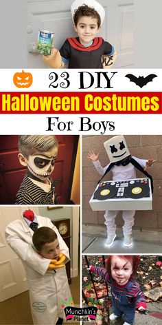 DIY Halloween Costumes for Boys Diy Costume Ideas, Costumes For Boys, Boys Halloween Costumes, Easy Diy Costumes, Diy Mothers Day