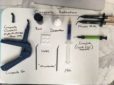 Root Canal Tray Set Up, Crown Prep Set Up Dental, Dental Tray Setup, Study Notes Aesthetic, Dental Charting, Registered Dental Assistant