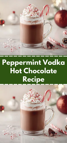 Peppermint Vodka Hot Chocolate Recipe Smirnoff Peppermint Twist, Vodka Hot Chocolate, Rich Hot Chocolate, Peppermint Vodka, Hot Chocolate Coffee, Hot Chocolate Recipe, Chocolate Liqueur, Holiday Cocktail, Chocolate Recipe