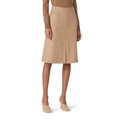 Brown wool (78% Wool, 22% Polyamide). Skirt. Side zipper closure. Fully lined. 27" from waist to hemline. Imported. Rent The Runway, Closet Designs, Phillip Lim, Hugo Boss, Side Zipper, Dresses For Work, Zipper, Wool, Skirt