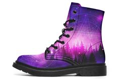 • Custom printed boots• Amazing colours and vibrant print• 100% Vegan leather• Memory EVA insole for maximum comfort• Robust and flexible rubber outsole with steel shank• Real stitch on the outsole for style & durability• Water resistant Made With Love Just For You!Orders Estimated Delivery Time: 3 - 6 weeks Printed Boots, Purple Night, Comfy Boots, Purple Car, Comfy Boot, Boot Print, Winter Adventure, Black Boots Women, Kids Boots