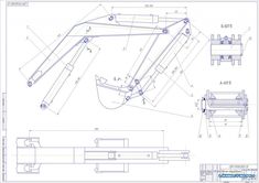 the blueprint drawing shows how to draw an object