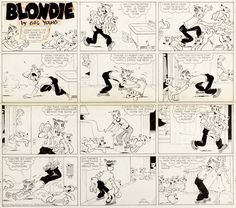 an old comic strip from the 1950's