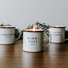 SCENT NOTES: • Top: Orange Peel, Cinnamon, Ginge • Middle: Clove, Cypress Base: Vetiver, Pine, Fir Balsam Warm + Cozy was voted "Best Fall Candle Overall" by Forbes Vetted. Our eco-friendly & reusable Mug Candle can be repurposed as a mug, planter, pen holder, + more! CANDLE INFO: • Galvanized Steel Vessel Size: 11oz | 4.75x3.75x3.5" • Burn Time: 50+ Hours • Wick: 100% Cotton (Lead & Zinc Free) Wax: Proprietary Soy Based Wax Blend | Vegan, Non-GMO, Kosher • Premium Fragrance Oil • Gluten-Free, P Mug Candle, Hostess Gifts Thanksgiving, Thanksgiving Hostess, Fresh Cut Christmas Trees, Water Decor, Sweet Water, Fall Candle, Coffee Candle, One Candle