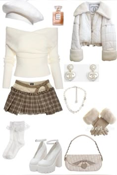 Everyday Outfits Coquette, Coquette Fashion Winter, Preppy 2000s Outfits, Coquette Autumn Outfits, Winter Kawaii Outfits, Types Of Coquette, Winter Princess Outfit, Girly Outfits Winter, Coquette Ropa