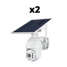 an image of a solar powered security camera