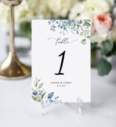 the table numbers are placed on top of each other