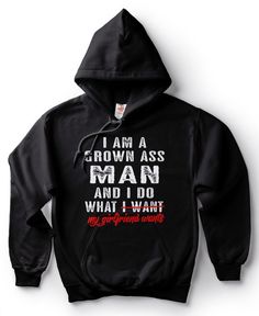 Boyfriend Hoodie Gift For Boyfriend Funny Boyfriend Fleece Hooded Sweatshirt Pullover Funny Boyfriend Gifts, Boyfriend Hoodie, Gildan Sweatshirt, Husband Humor, Funny Birthday Gifts, Boyfriend Humor, Gildan Sweatshirts, Fishing Humor, Customise T Shirt