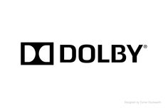 dolby logo on a white background