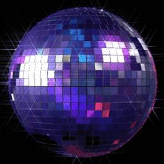 an abstract disco ball with squares and lines