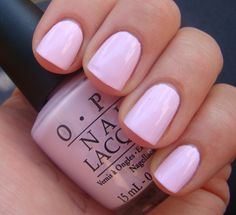 mod about you OPI. A girly pink nail polish-great for summer. Mod About You Opi, Opi Nail Polish Colors, Soft Pink Nails, Colors Nails, Summer Nail Polish, Nails Opi, Baby Pink Nails, Milky Nails, Pink Nail Polish