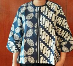 Clothes For Women Summer, Batik Blazer, Sewing Simple, Batik Kombinasi, Projek Menjahit, Kebaya Dress