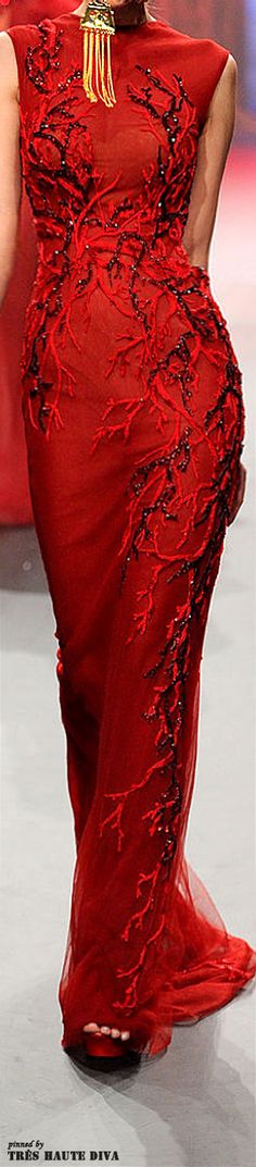 Armato by Furne One FW 2014 Luxurious Women, Haute Couture Dresses, 2015 Fashion, Wearing Red, Cheongsam