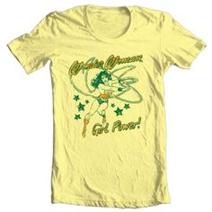 Wonder Woman Girl Power T-shirt adult regular fit 100% cotton yellow tee DCO653 | eBay Yellow Graphic Design Short Sleeve T-shirt, Yellow Graphic Design T-shirt, Yellow T-shirt With Front Print, Yellow Short Sleeve T-shirt With Front Print, Mustard Short Sleeve T-shirt With Graphic Print, Pop Culture Yellow Short Sleeve T-shirt, Yellow Pop Culture Short Sleeve T-shirt, Yellow Short Sleeve Pop Culture T-shirt, Yellow Short Sleeve T-shirt Pop Culture