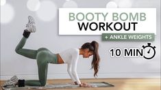 Workout Ankle Weights, Ankle Weight Exercises, Workout Program Gym, Pilates Challenge, Barbell Workout, Weekly Workout Plans, Ankle Weights, Workout Moves, Gym Workout For Beginners