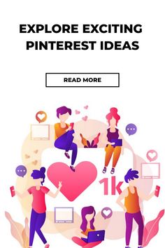 people are sitting in the middle of a circle with text that reads explore exciting pinterest ideas read more