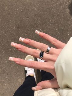 Wow Nails, Nude Nail Designs, Classy Acrylic Nails, Almond Acrylic Nails, Soft Nails, Nail Tattoo, Nail Swag, Bling Acrylic Nails, Square Acrylic Nails